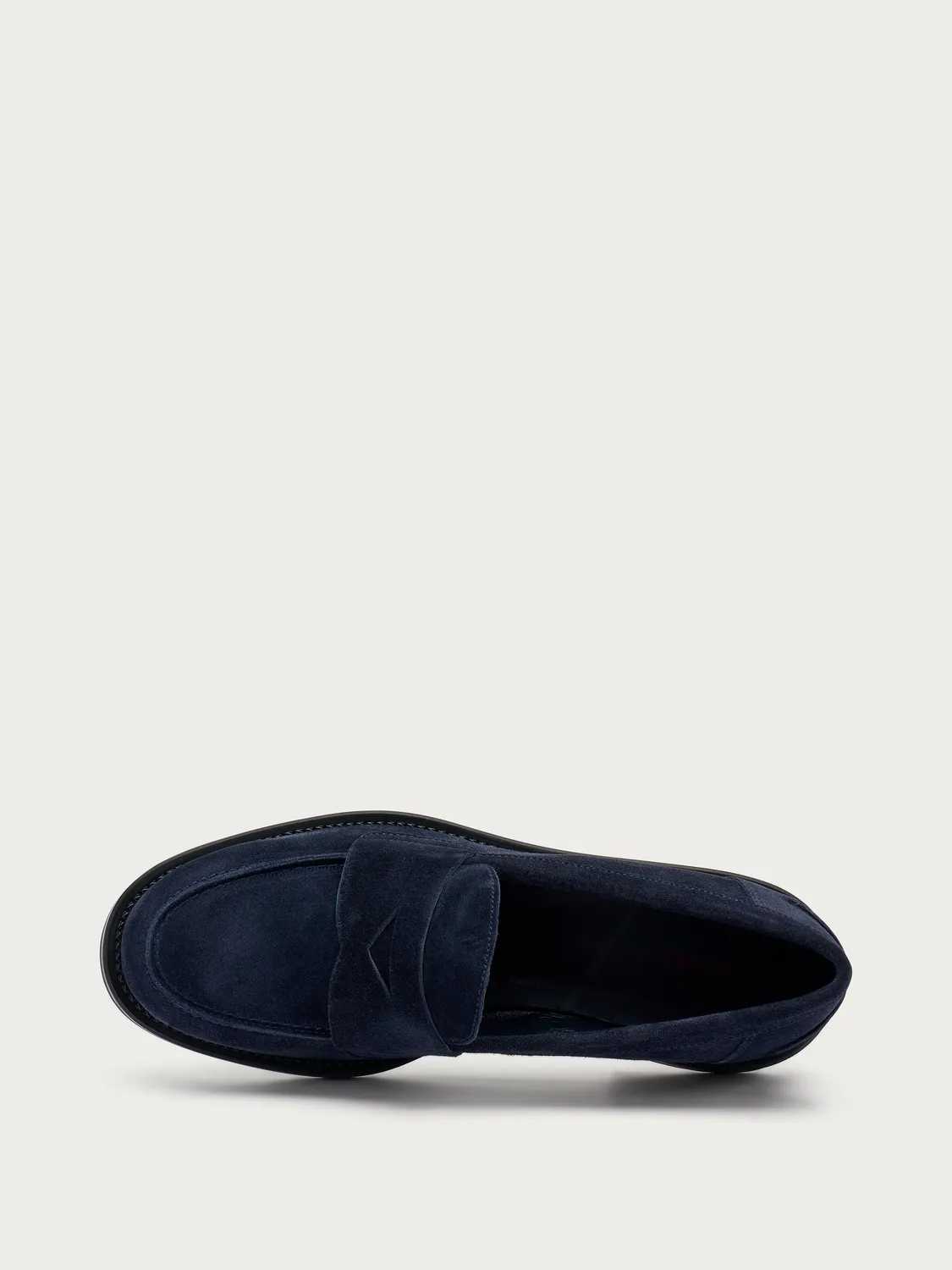 Frau Verona classic loafers blauw suède dames