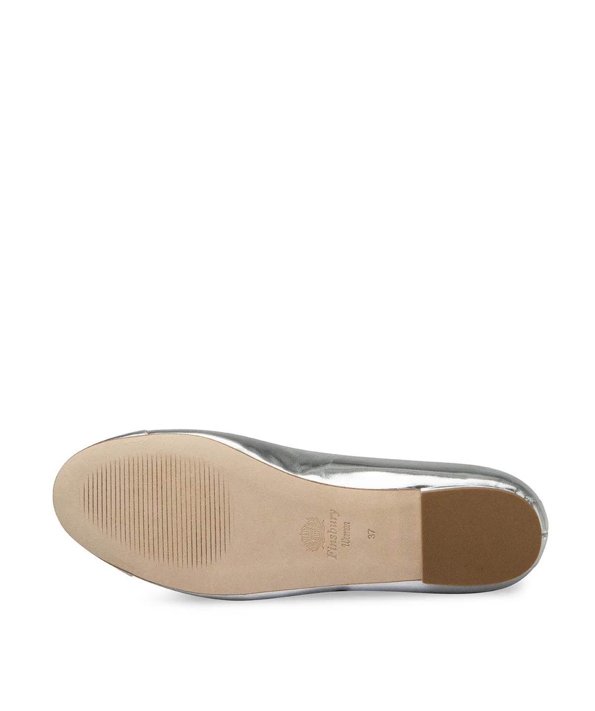Finsbury Meredith ballerina's zilver leer