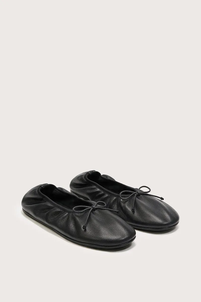 Bryan Stepwise Elia barefoot ballerina's zwart leer