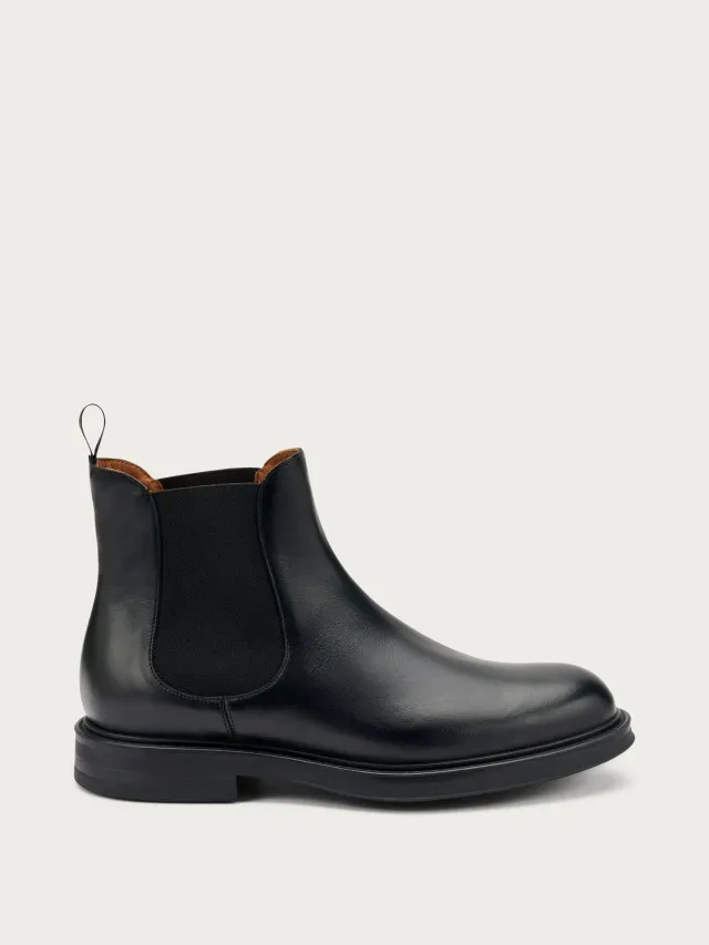 Frau Verona chelsea boots heren zwart leer