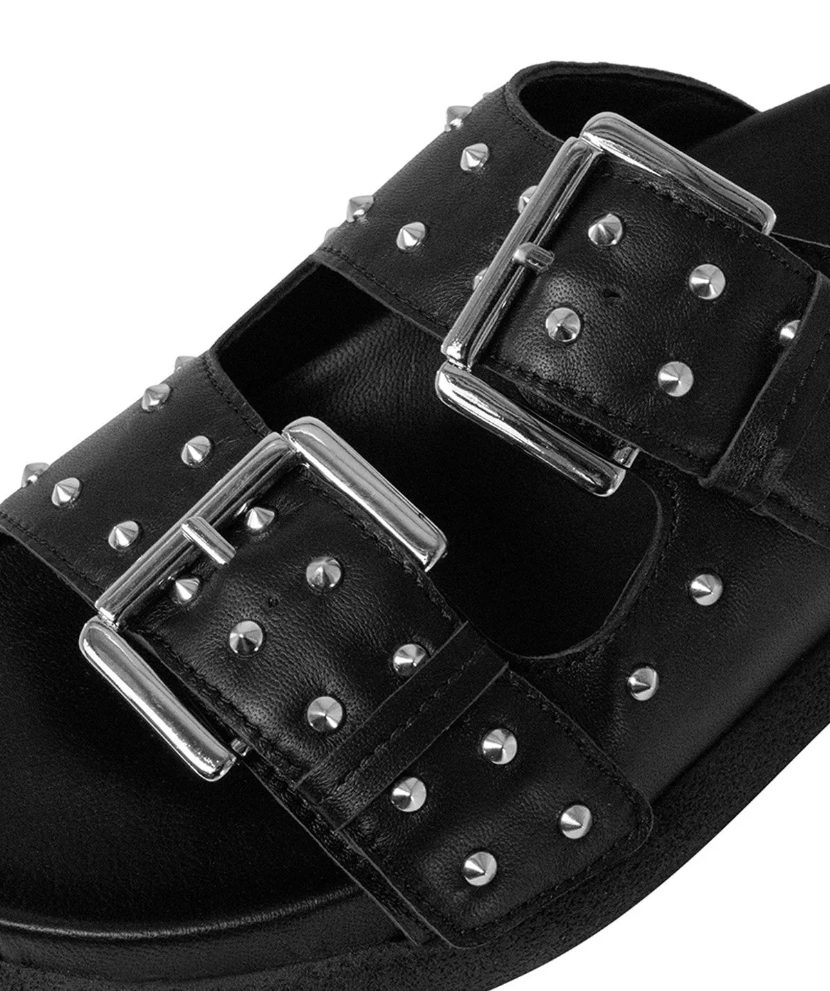 Finsbury Gaia sandalen zwart dames leer