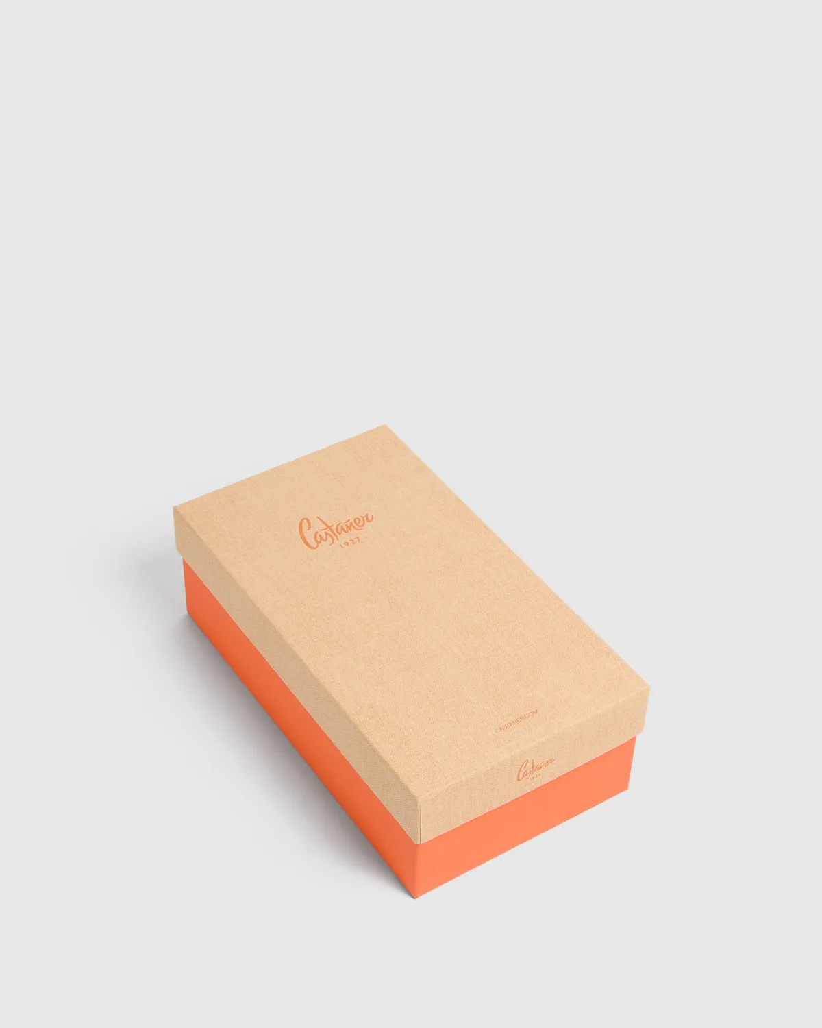 Castaner Kanu 129 ballerina's champagne-zwart satijn