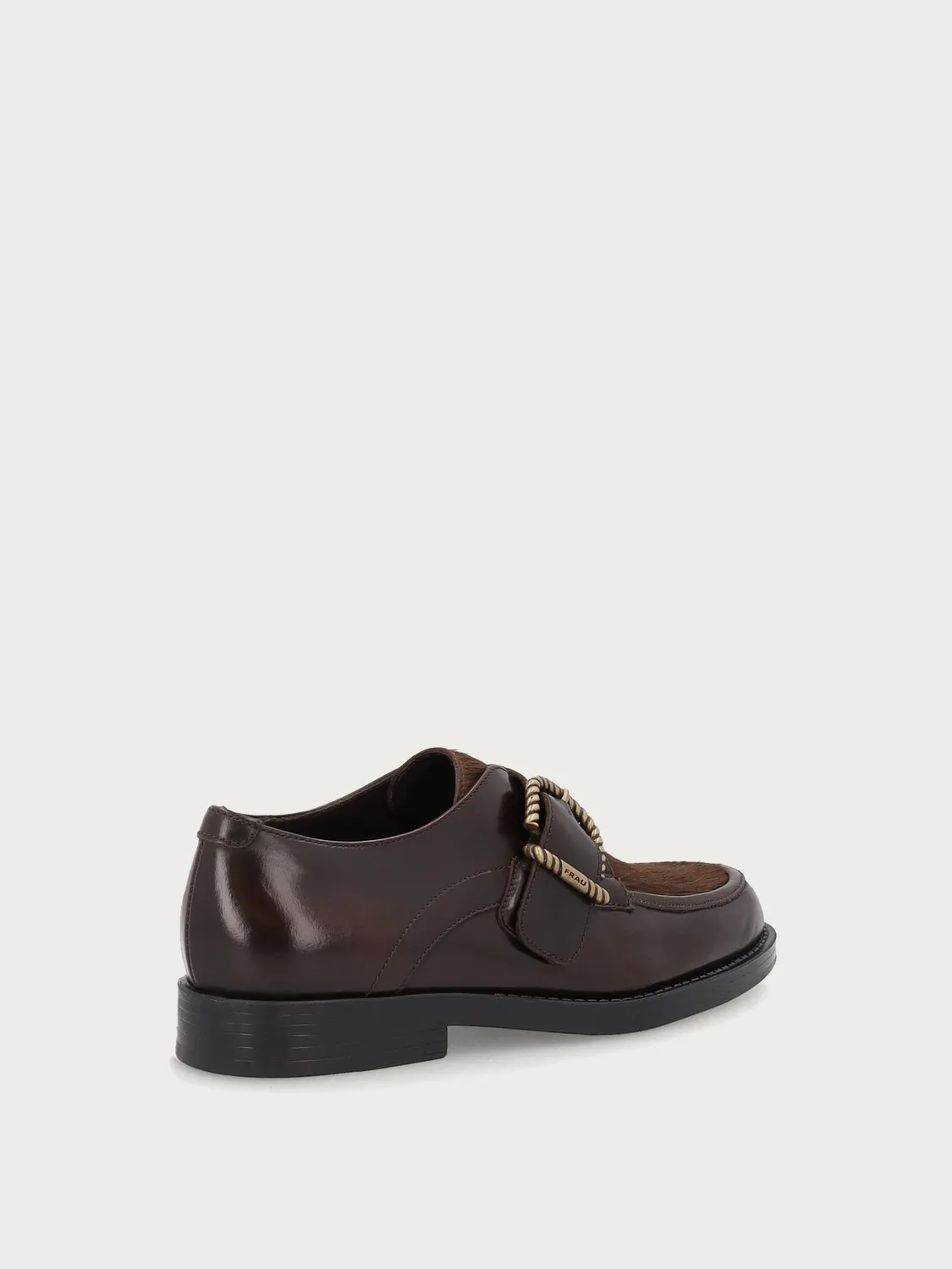 Frau Verona veterschoenen bruin leer gesp dames