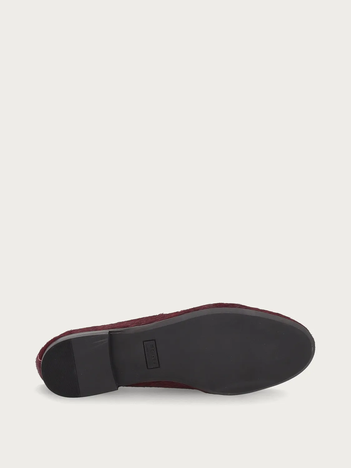 Frau Verona loafers bordeaux pony-effect dames