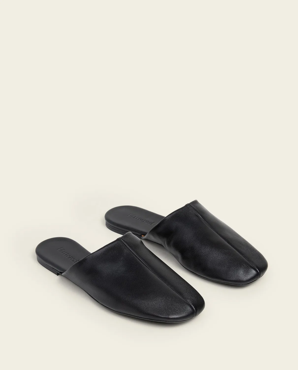 Flattered Maurine loafer zwart leer slip-on