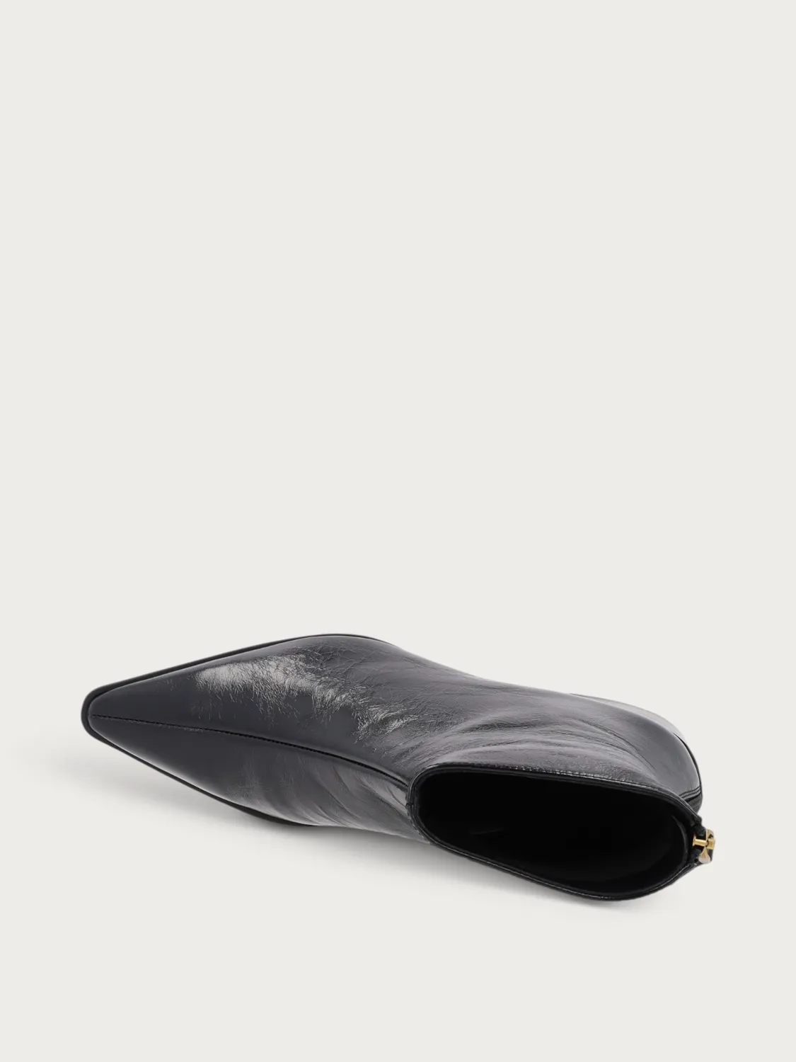 Frau Verona enkelboots zwart leer dames met hak