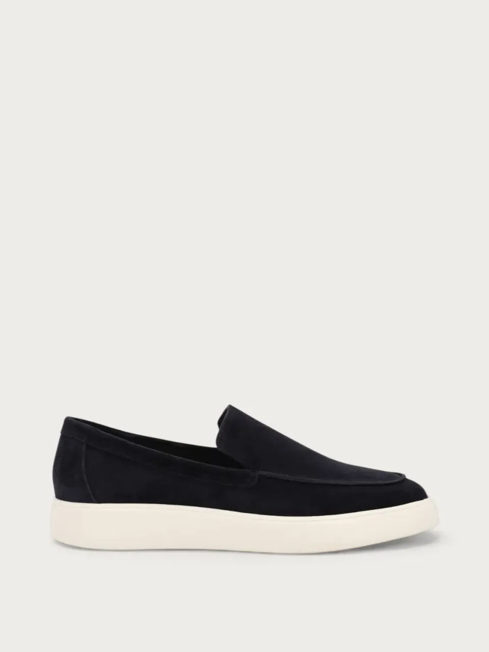 Frau Verona slip-ons blauw suede heren chunky zool