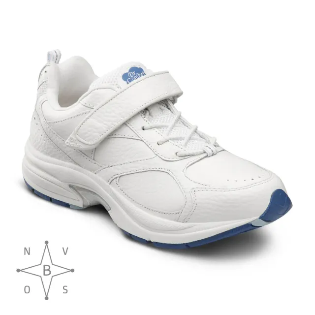 Voetencentrum Fijner Lopen Spirit sneaker dames klittenband leer