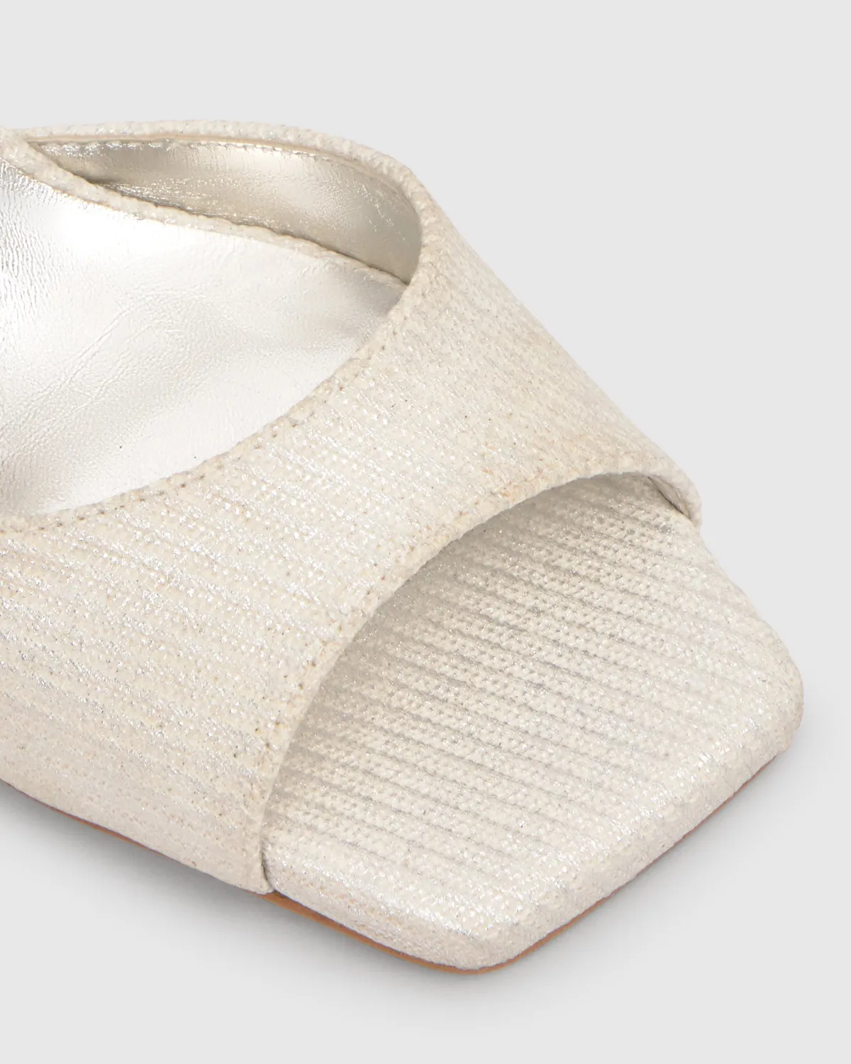 Castaner Brittany 291 sandalen zilver metallic katoen