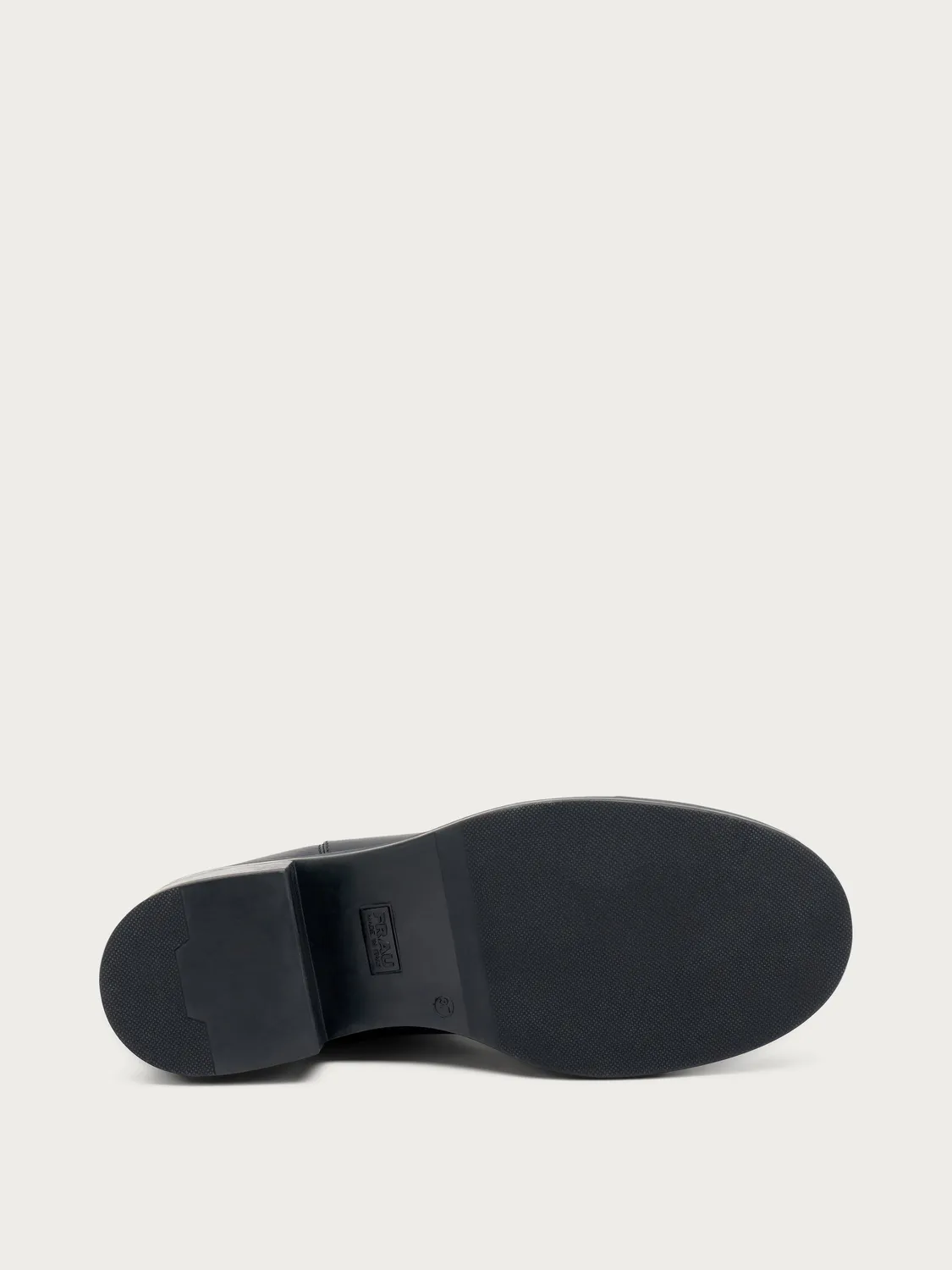 Frau Verona Beatle boots zwart leer hak
