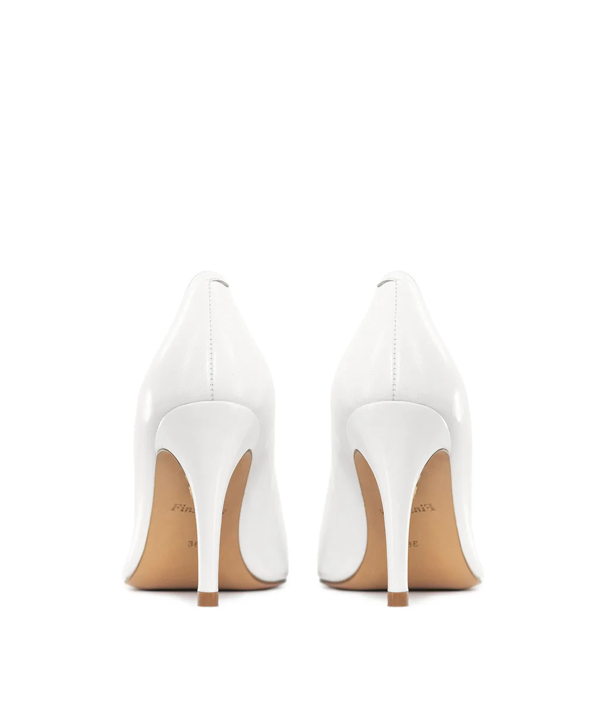 Finsbury Manon pumps wit suede 8 cm hak