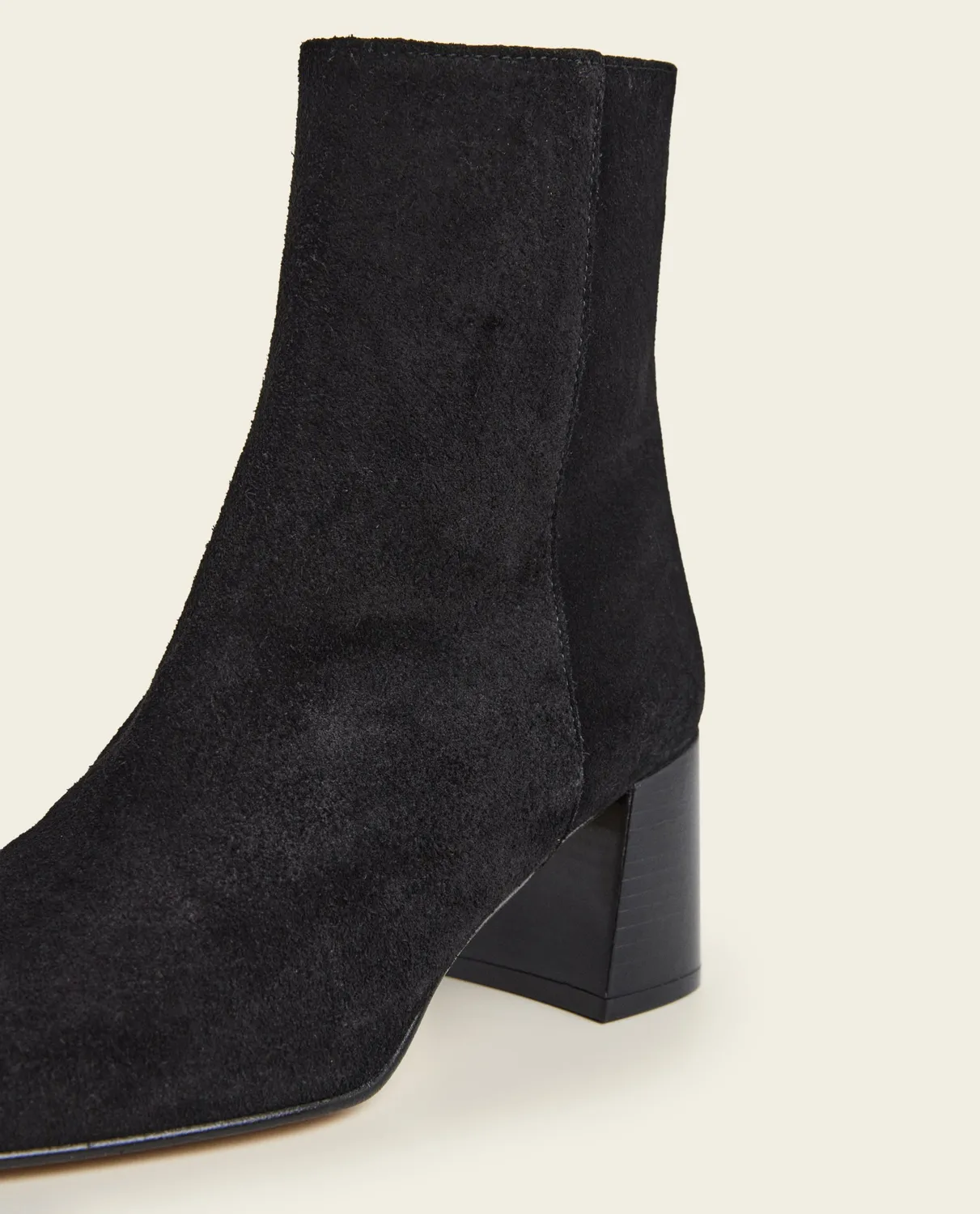 Flattered Cay Suede Black laarzen zwart suède