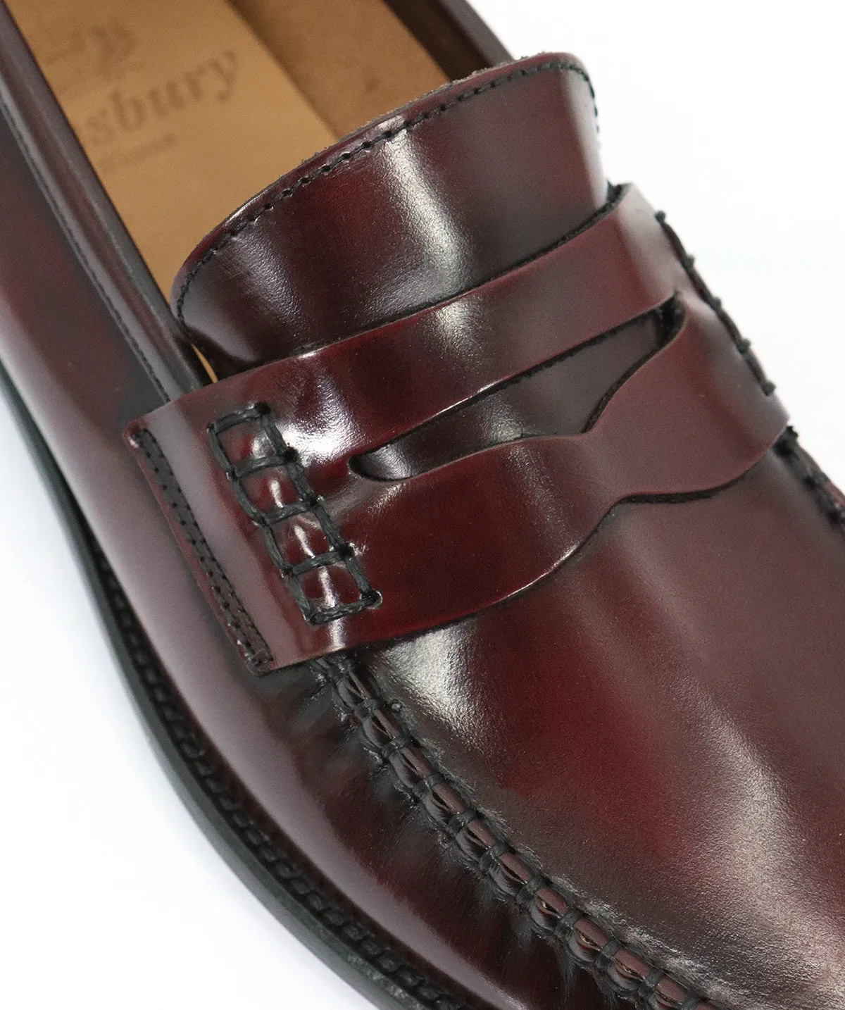 Finsbury Louise loafers bordeaux lakleer rubber zool