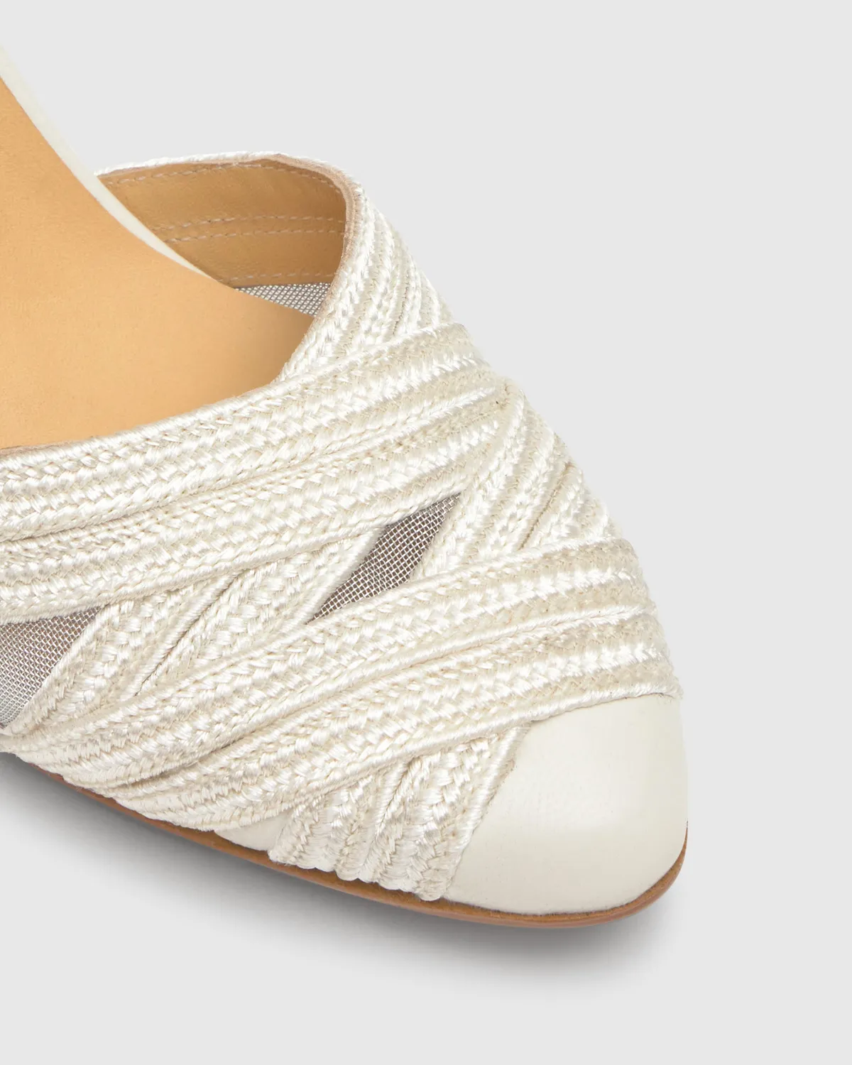 Castaner Joy 142 espadrilles wit sleehak 8 cm