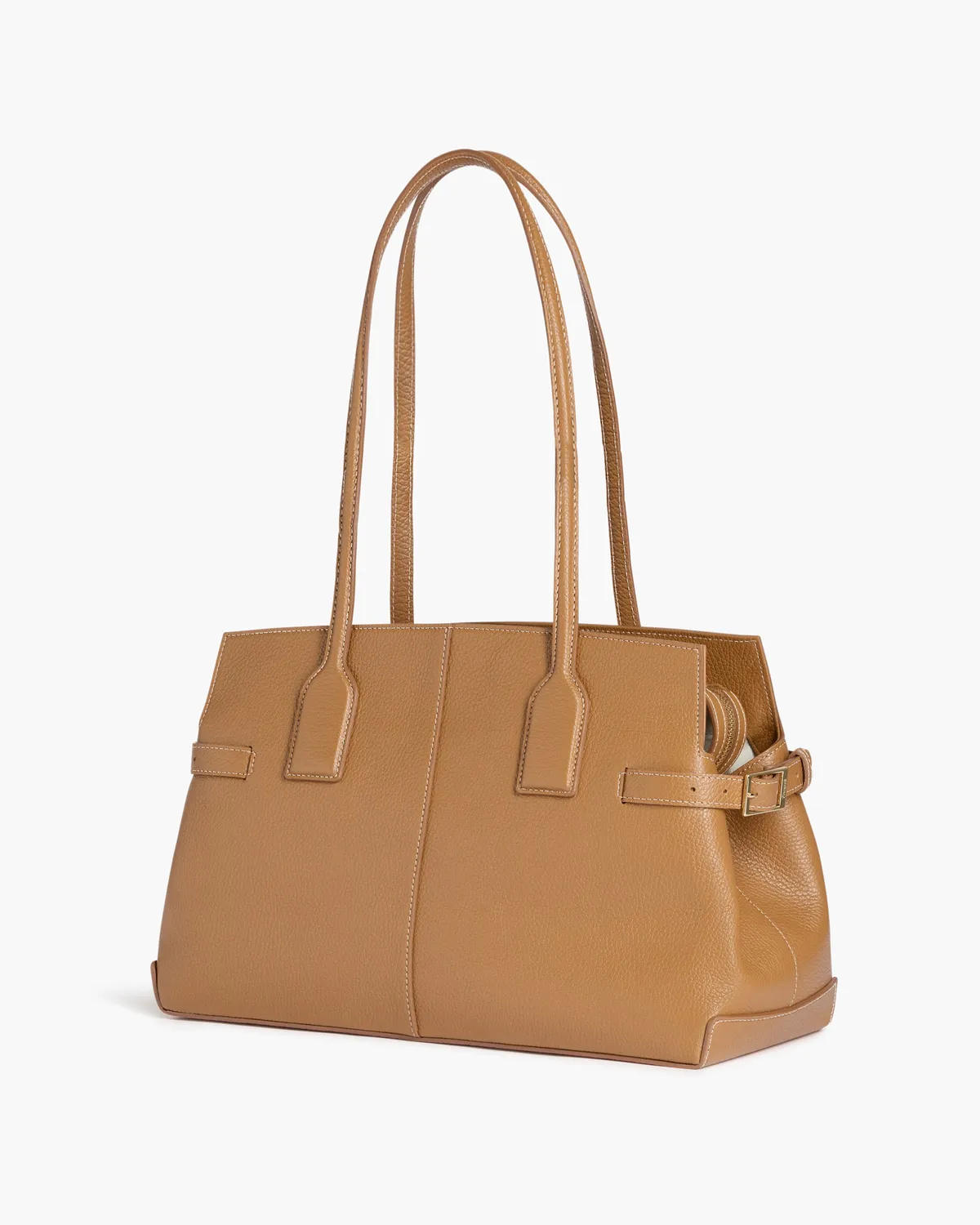 Flattered Lisa Bowler Bag handtas cognac generfd leer