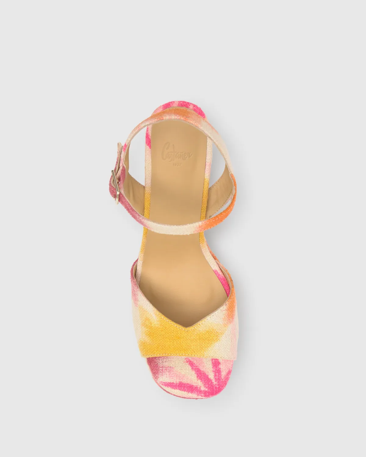 Castaner Flora 301 sandalen multicolor linnen 13 cm