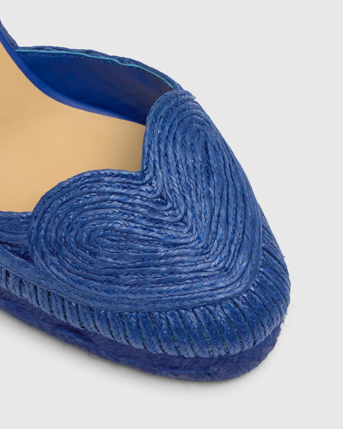 Castaner Cacia C/8/302 espadrilles blauw raffia 9cm