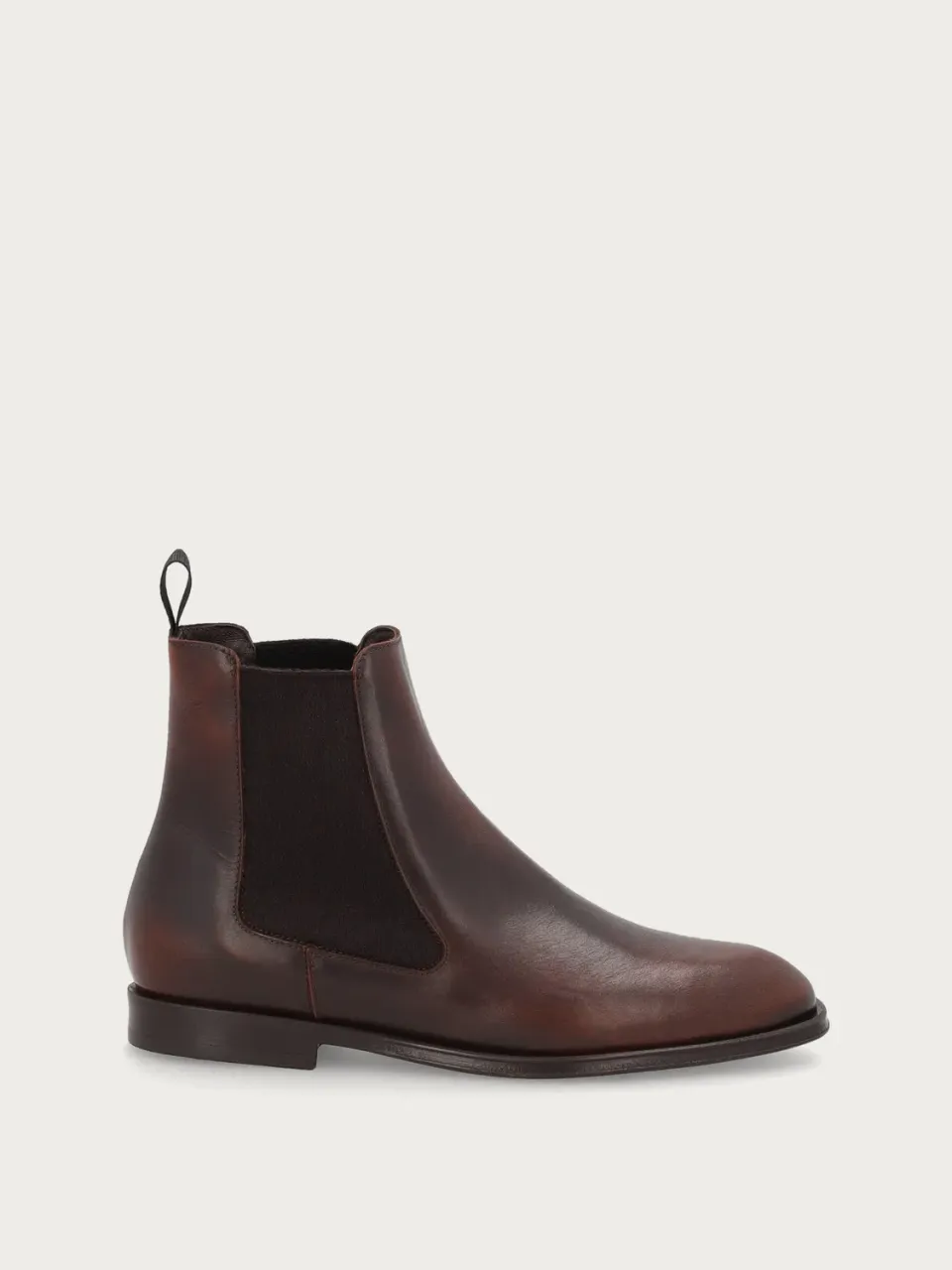 Frau Verona bruine leren beatle boots ombré