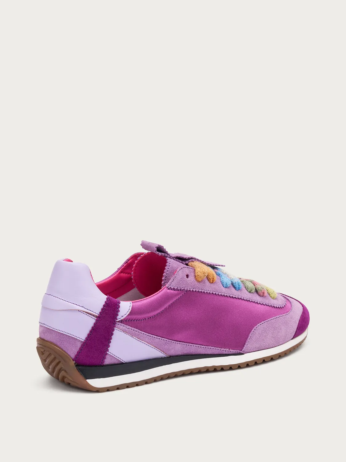 Frau Cromier Kaleido Craft sneakers satijn suède