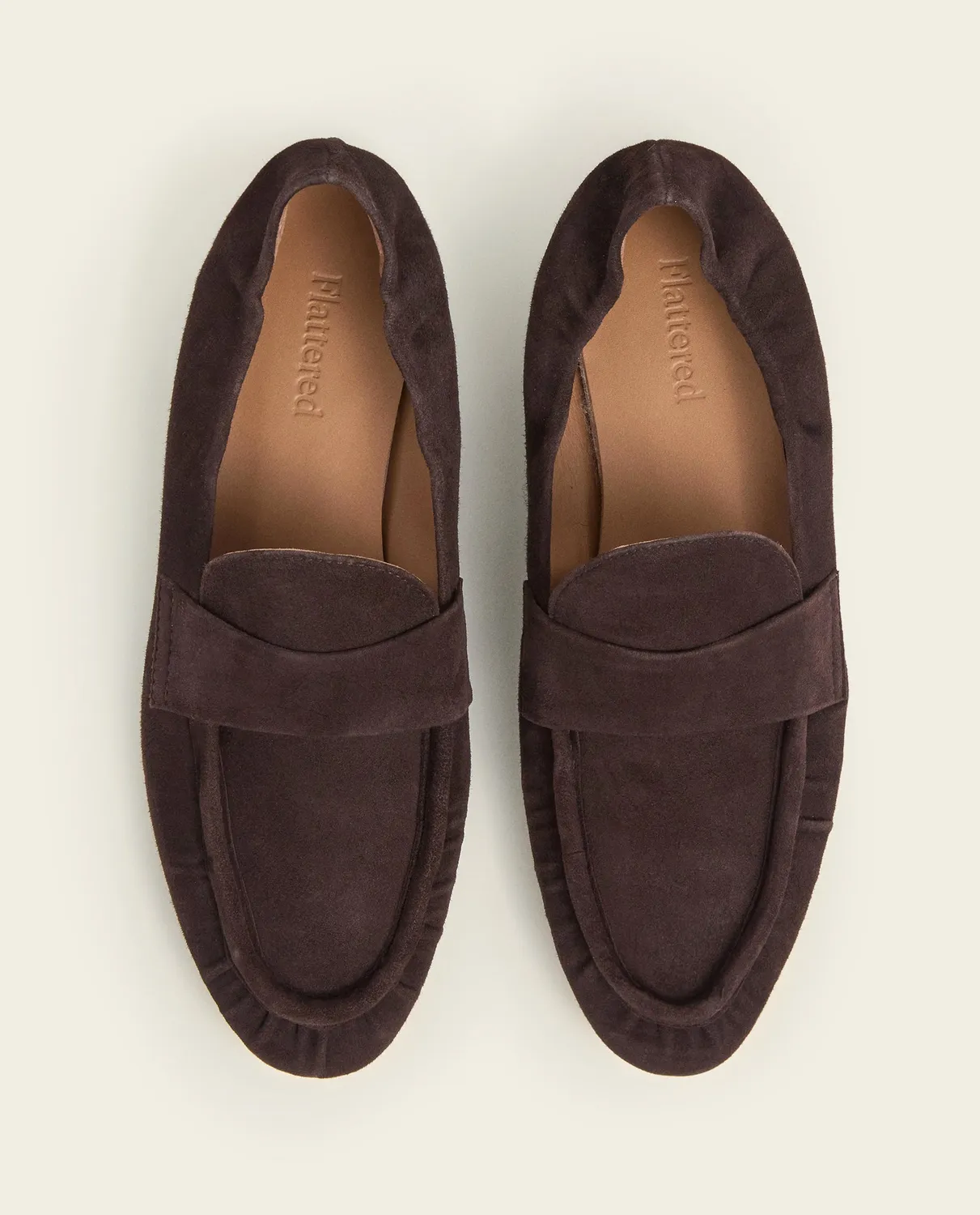 Flattered Samoa loafers chocolade suède