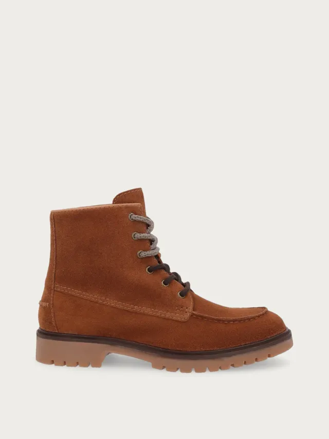 Frau FX veterboots bruin suède