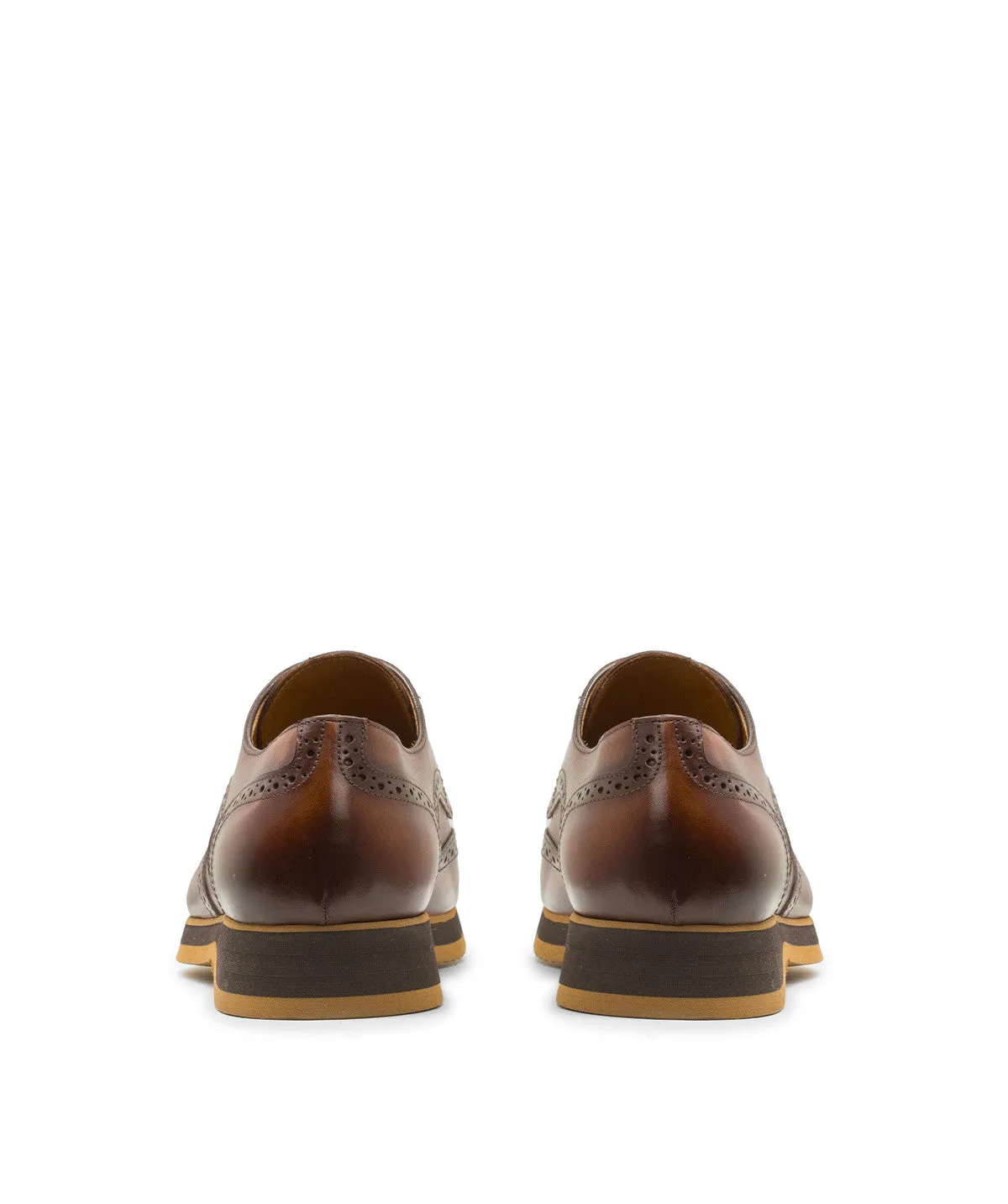 Finsbury Tradizione Elias derby bruin patina leer