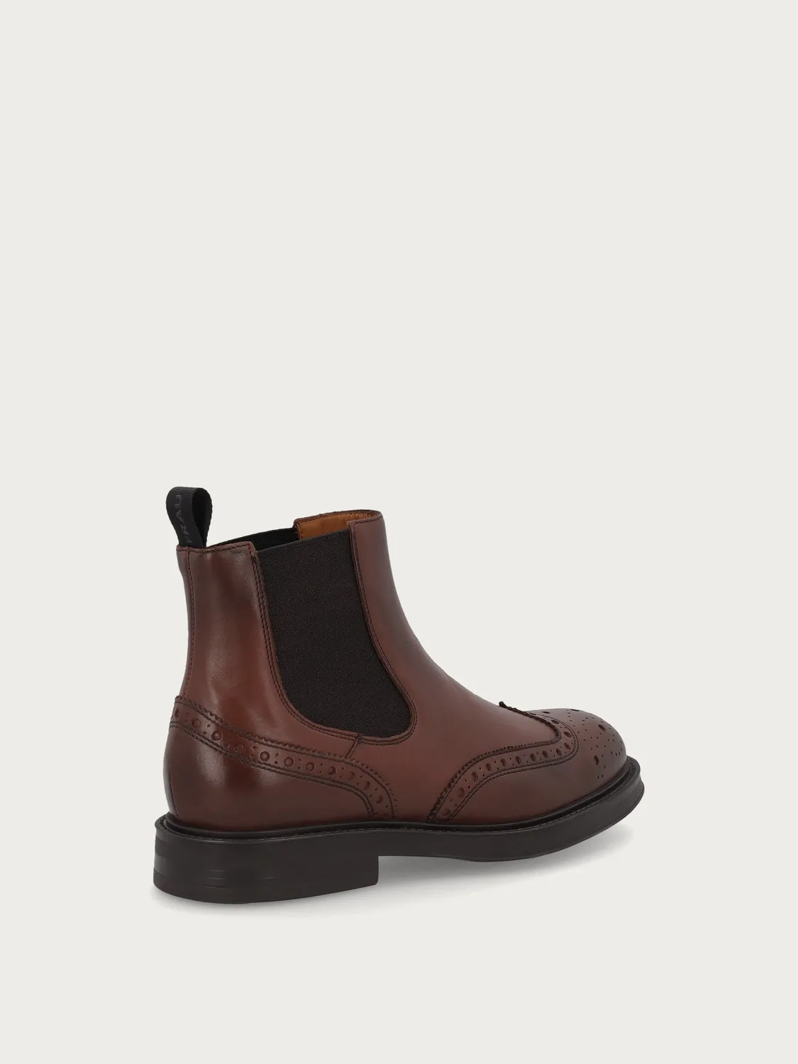 Frau Verona Beatle boots bruin leer heren wingtip