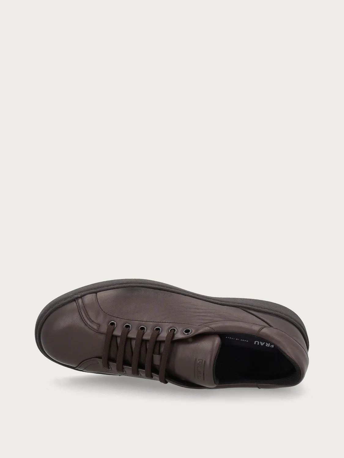 Frau Verona bruine leren sneakers leer
