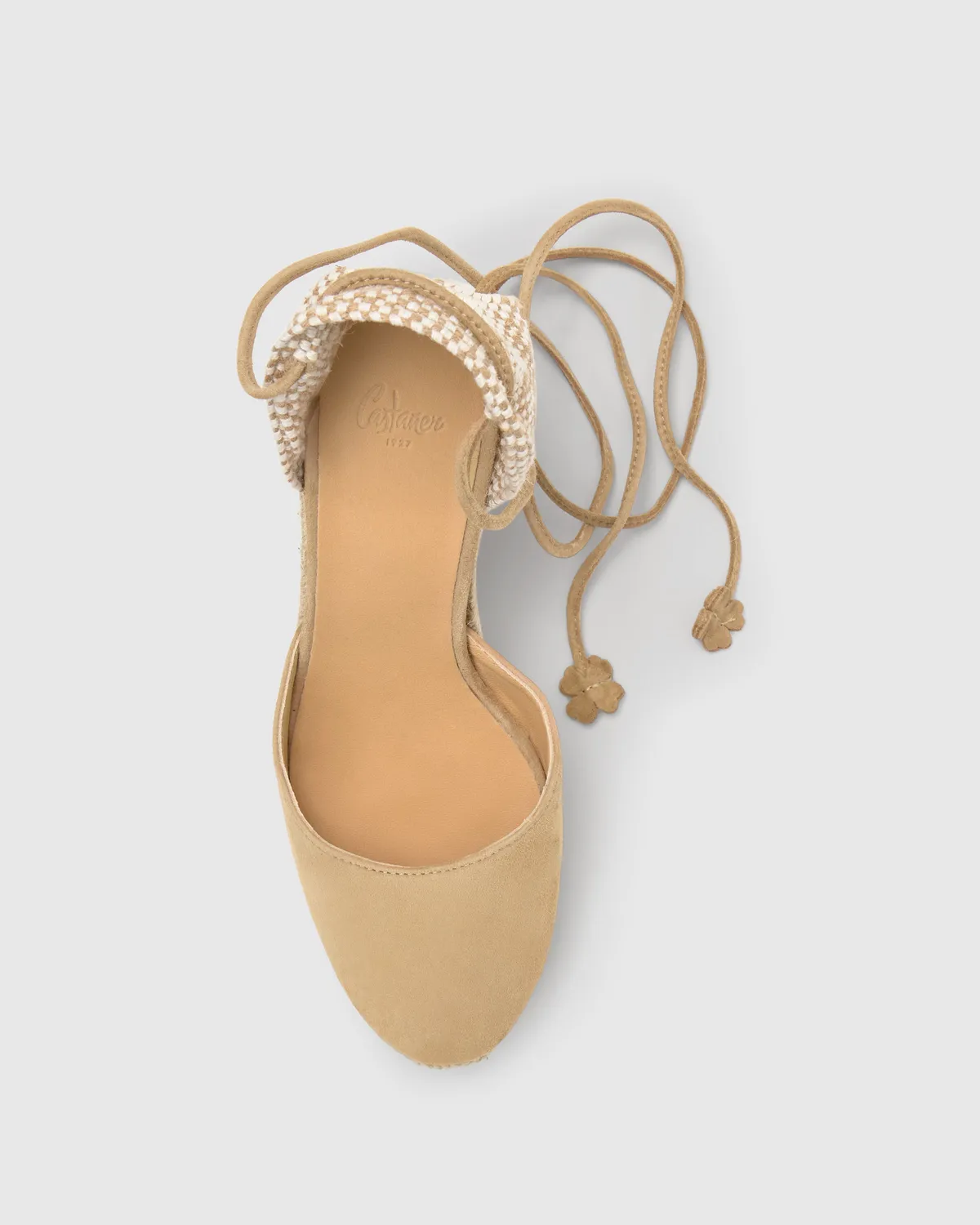 Castaner Carina 8/007 espadrilles cognac suède 9 cm
