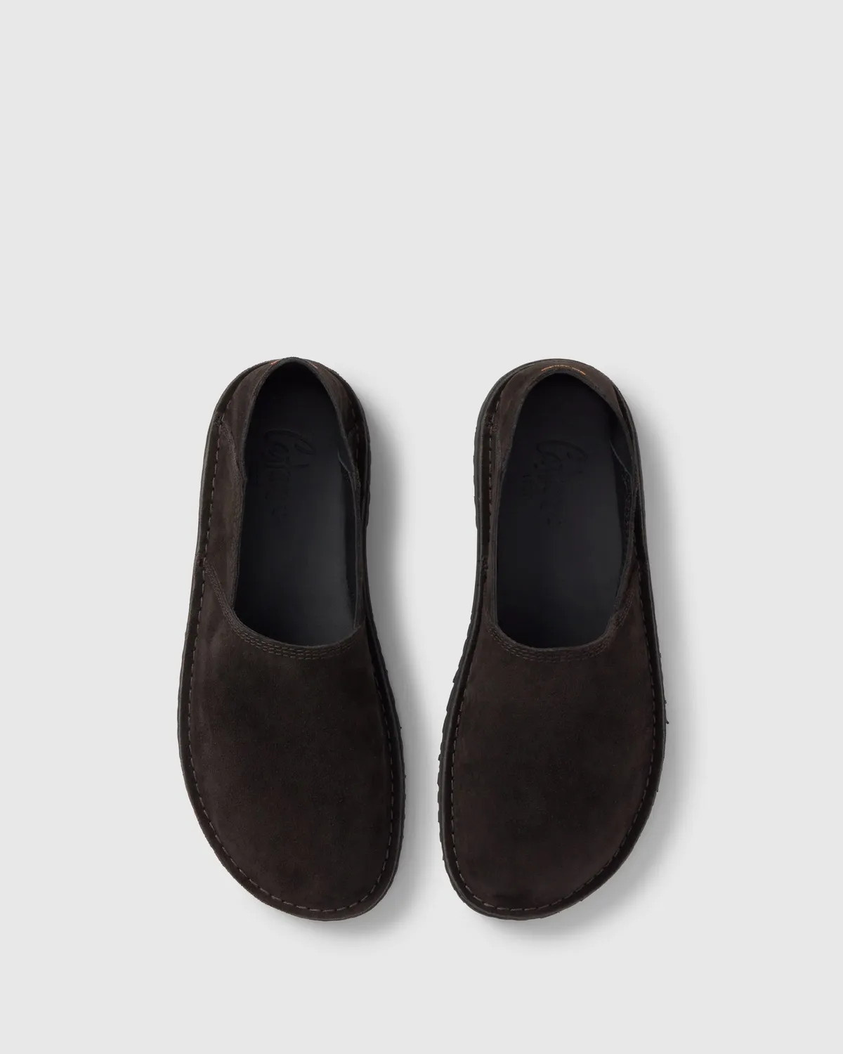 Castaner Crespo 186 espadrilles cafe bruin split-leer