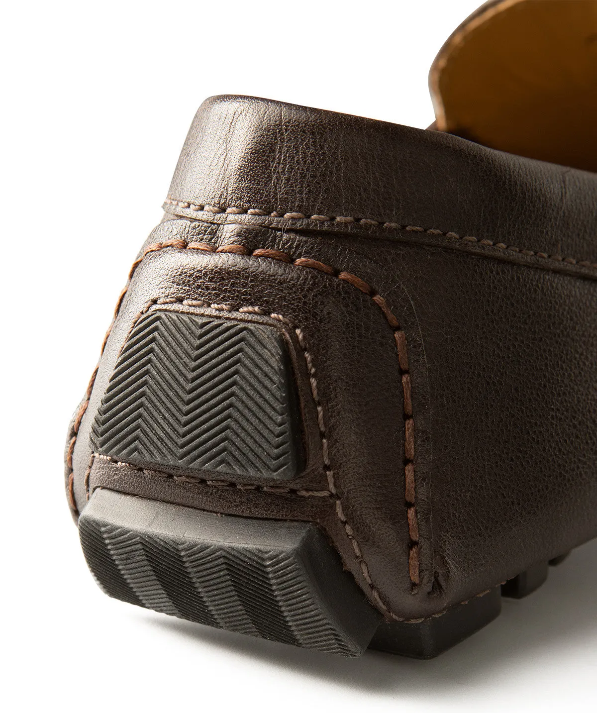 Finsbury Marbella loafer bruin generfd leer
