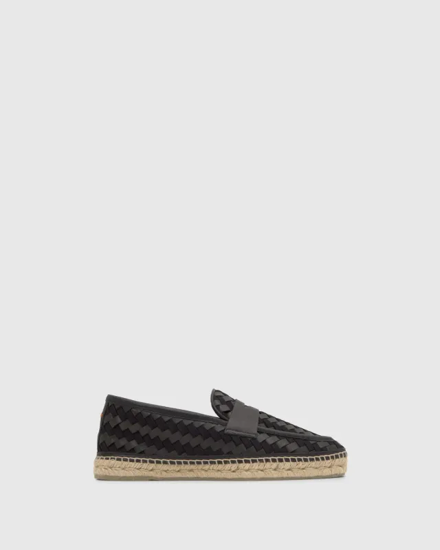 Castaner Noa 286 espadrilles zwart suède canvas