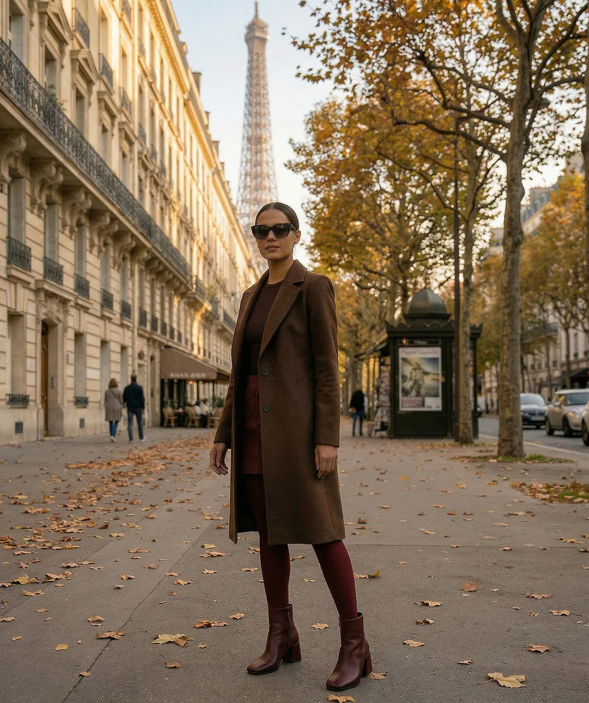 Finsbury Laure enkellaarsjes bordeaux leer
