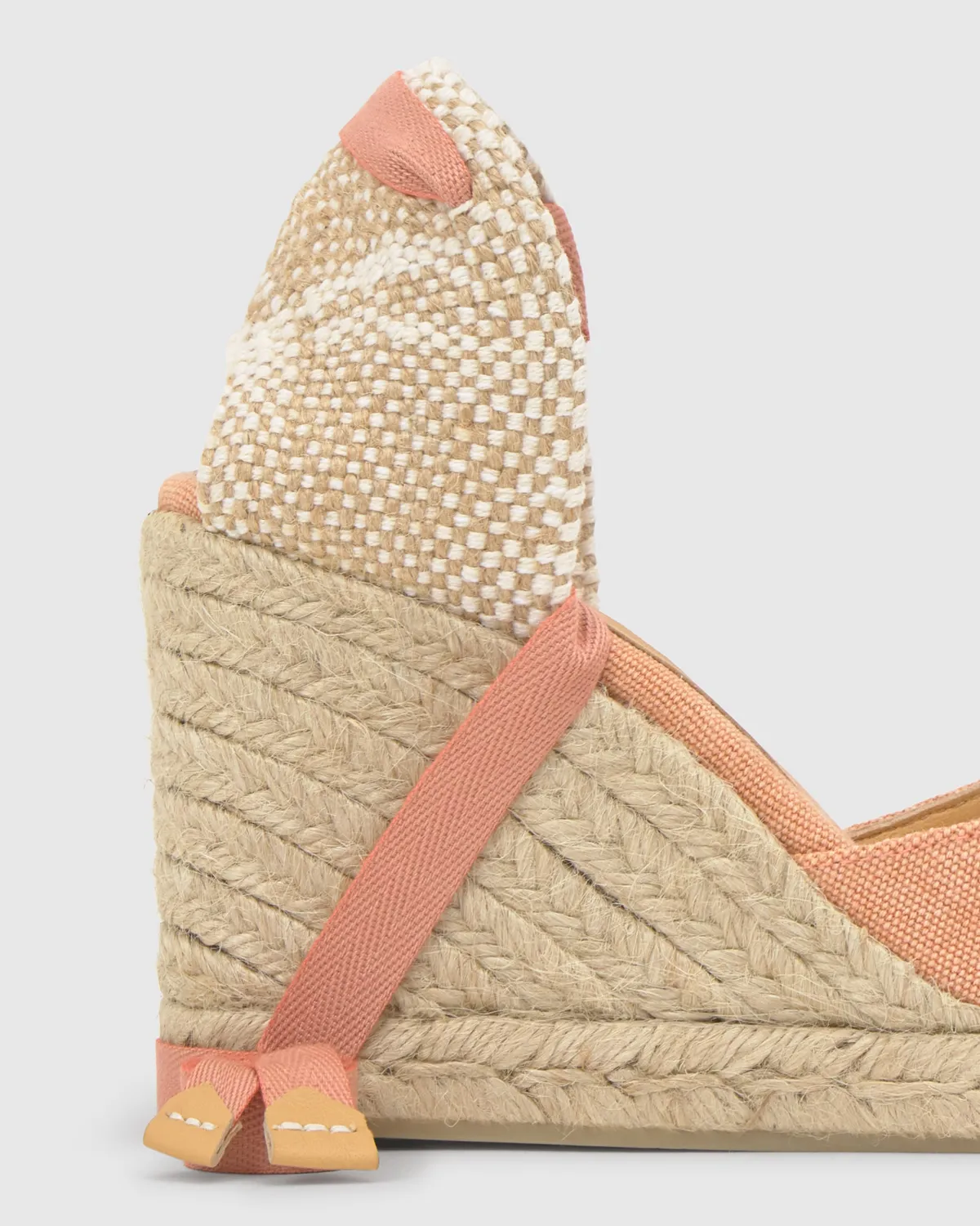 Castaner Carina/8/002 espadrilles peach katoen 9cm