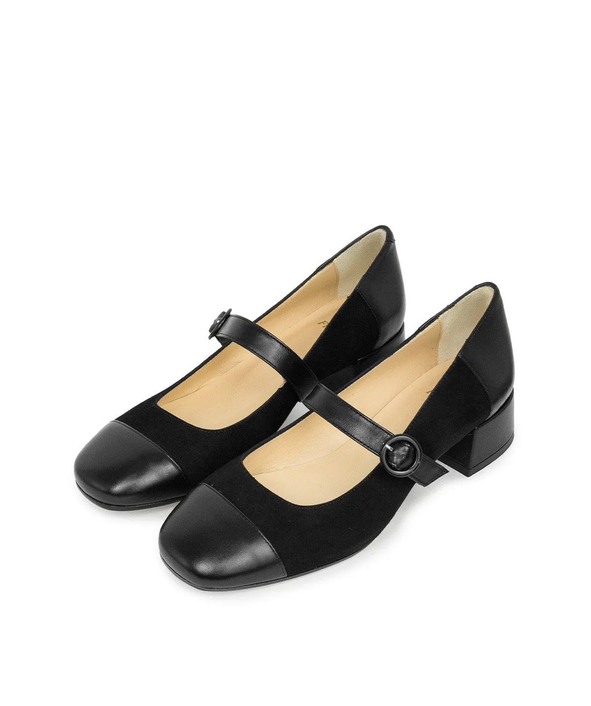 Finsbury Melissa pumps zwart leer 3 cm hak