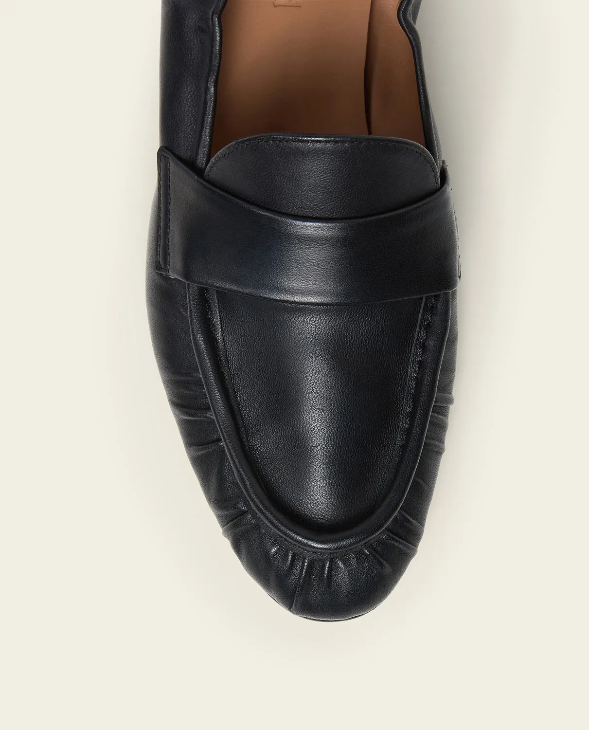 Flattered Samoa Leather Black loafers zwart leer