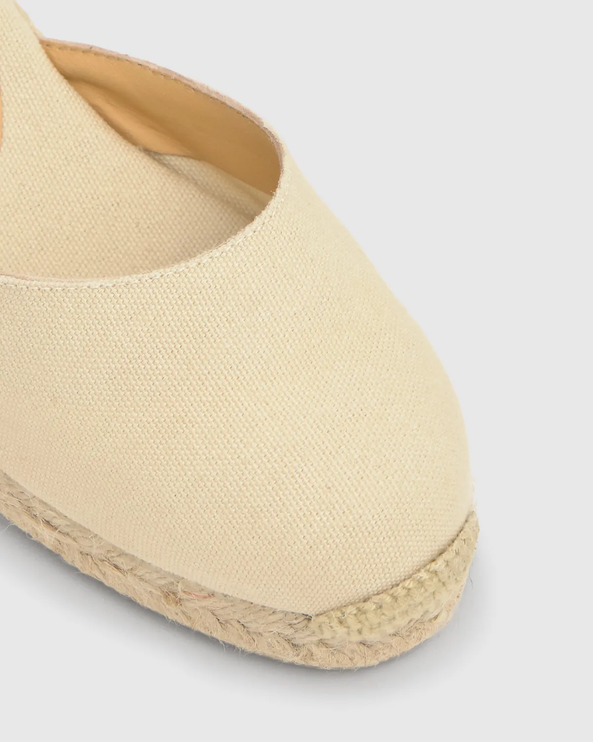 Castaner Carol 3/001 espadrilles ivoor 5 cm sleehak
