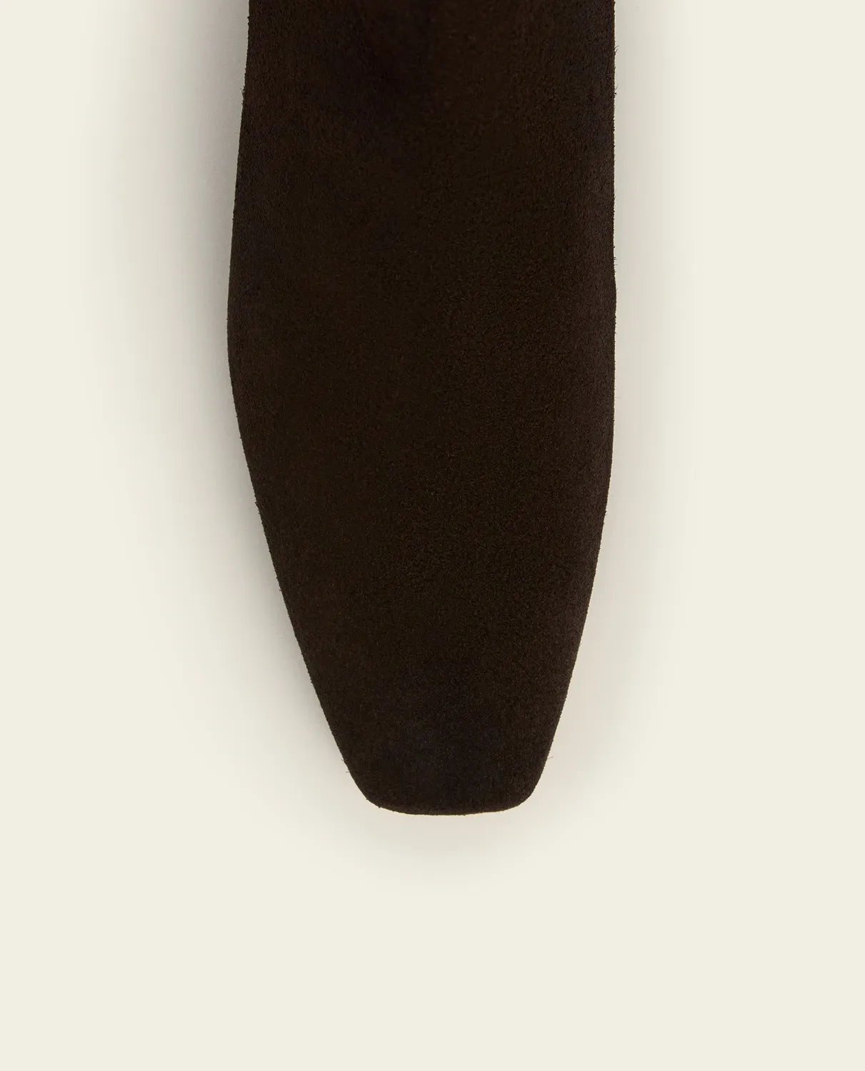 Flattered Rami Suede platte laarzen chocolate suede