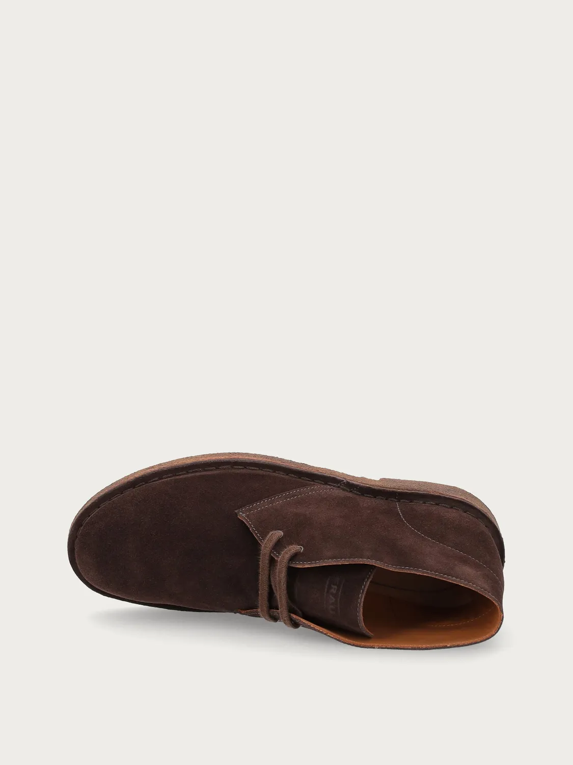 Frau Verona desert boots donkerbruin suede heren