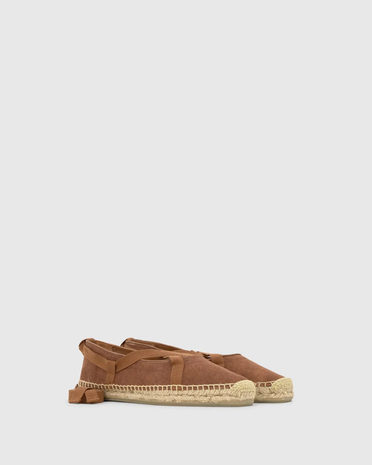 Castaner Petunia V espadrilles pecan platte zool