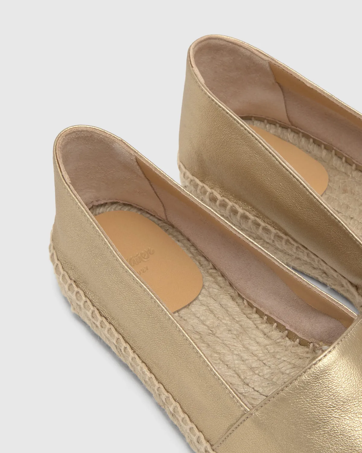 Castaner Kenda/118 espadrilles goud leer