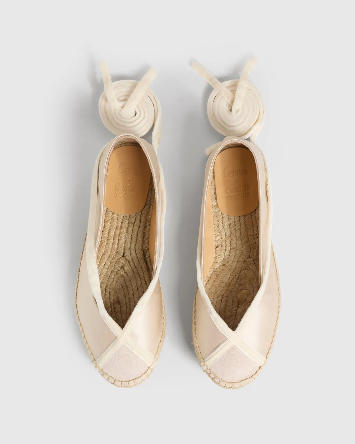 Castaner Sancha CSC 006 ballerina wit satijn strik