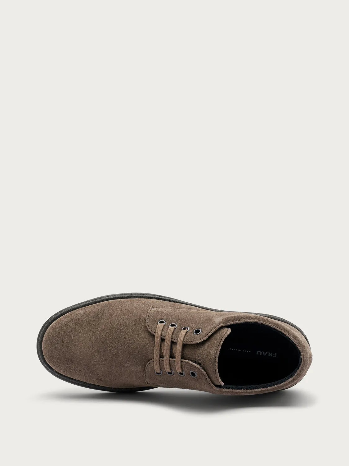 Frau Verona Derby veterschoenen grijs suede heren