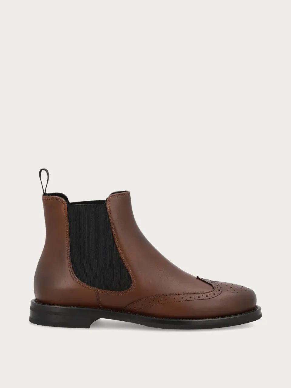Frau Verona Dames Beatle Boots Leer Cognac