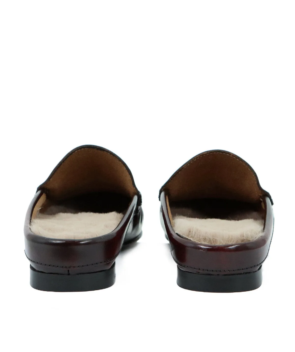 Finsbury Marion bordeaux leren loafer muiltjes