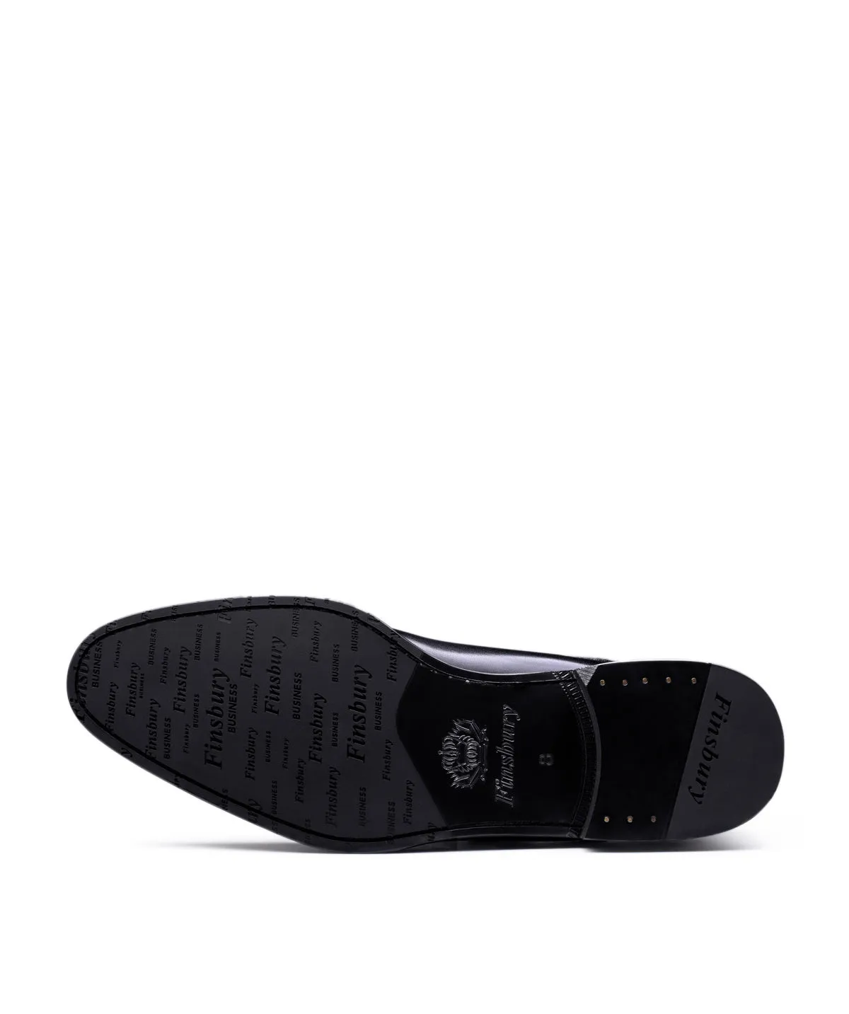 Finsbury Heathrow oxford schoenen zwart heren rubber