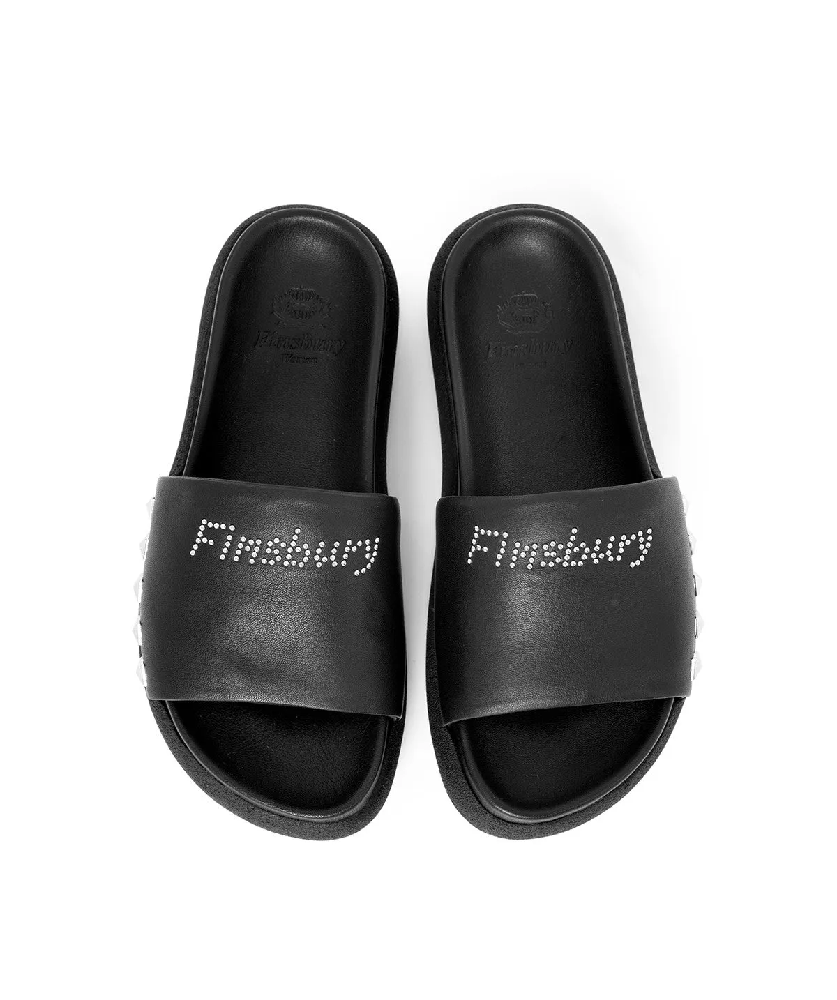 Finsbury Olympe sandalen zwart zilver dames
