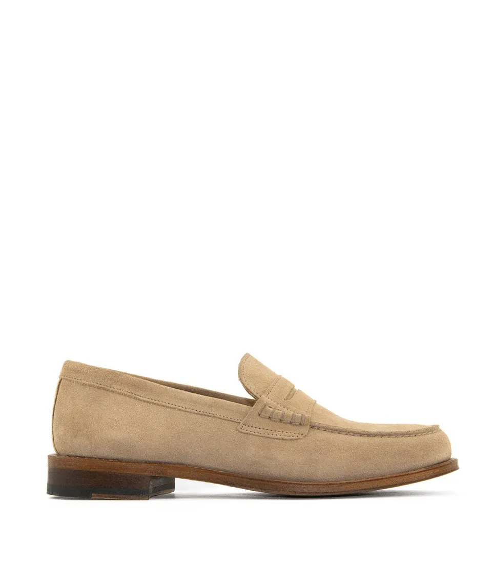 Finsbury Tiffany loafers beige amber leer