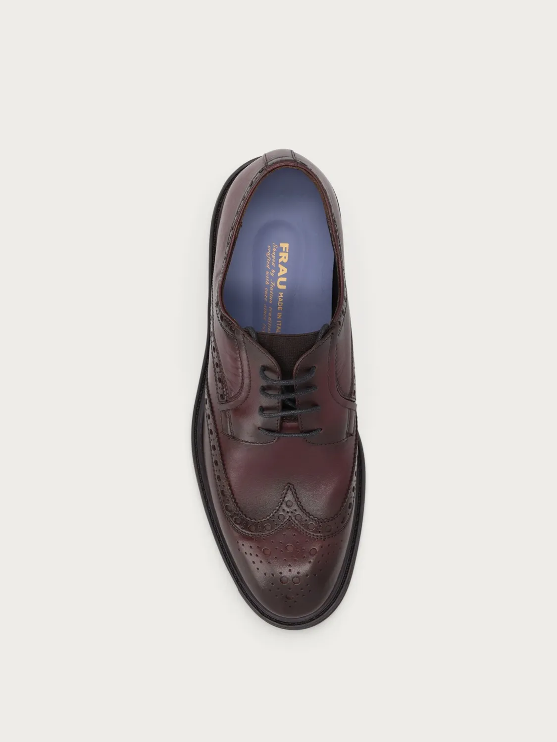 Frau Signature wing-tip oxfordschoenen kalfsleer