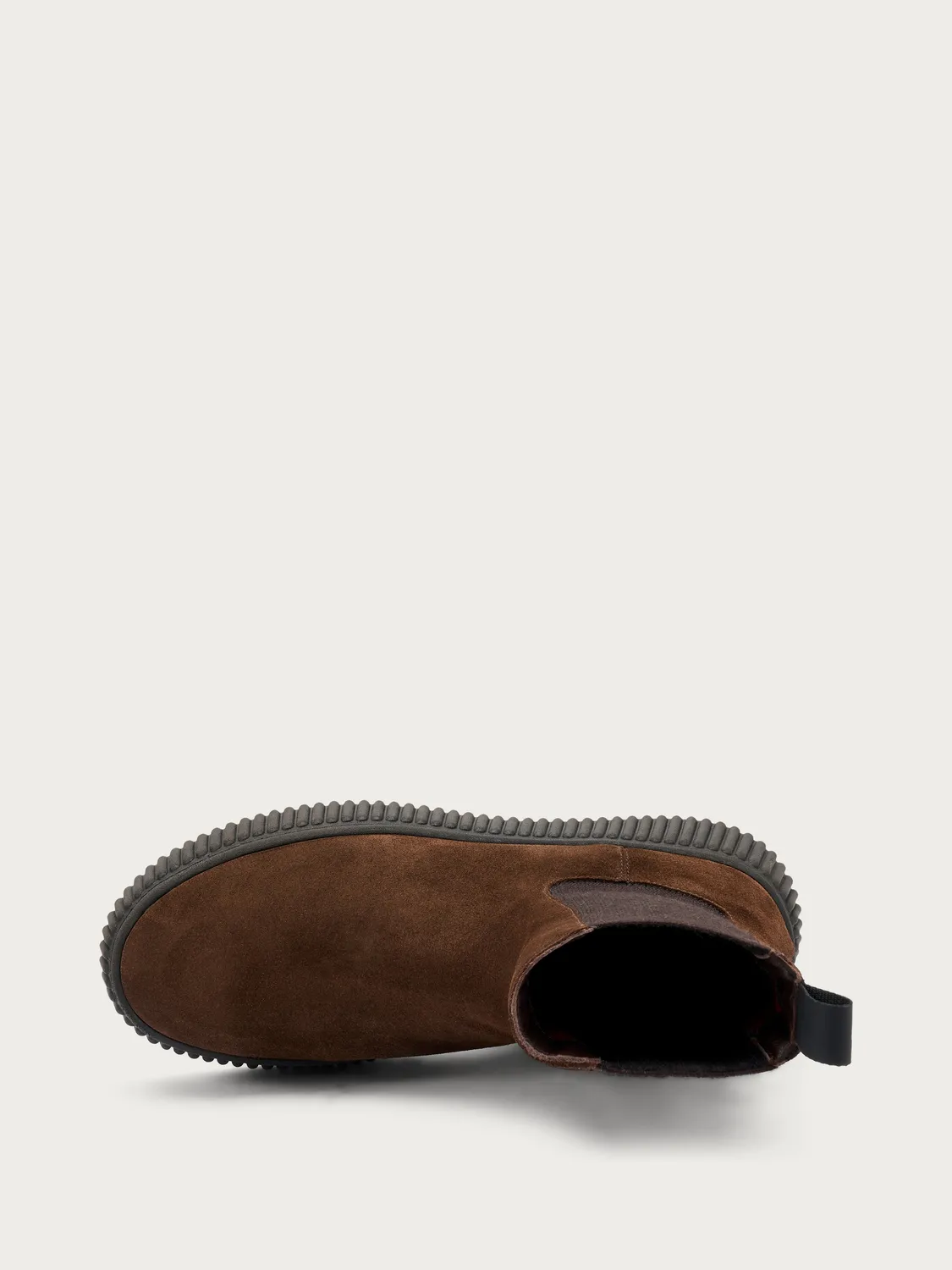 Frau Verona chelsea boots suede bruin platform